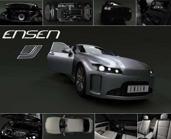 Ensen free 3D car model
