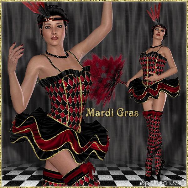 Mardi Gras - Textures for Performer V4