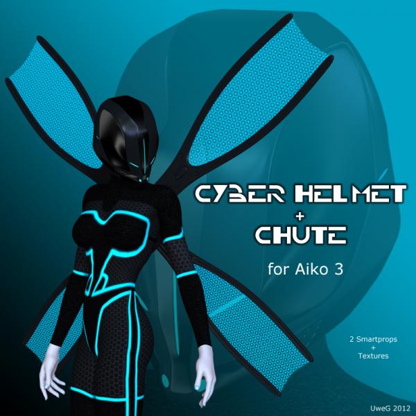 Cyber Chute and Helmet for Aiko 3