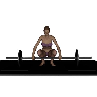 Weight lifting poses for V4