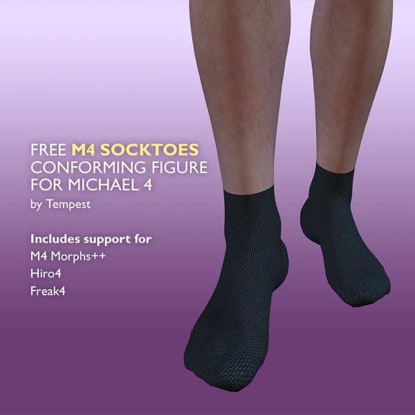 M4SockToes Conforming Figure for M4