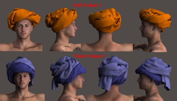 Two turban props for Micheal 4