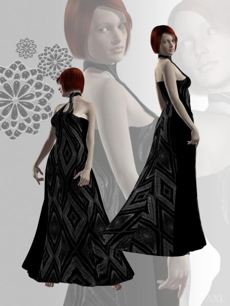 Gothic for the Genesis Long Dress