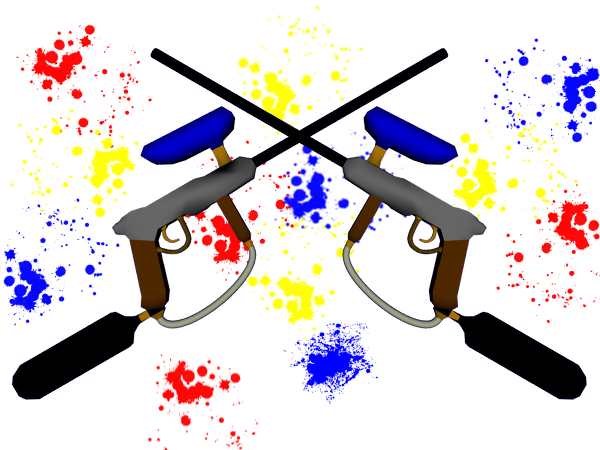 Paintball Gun - Low Poly