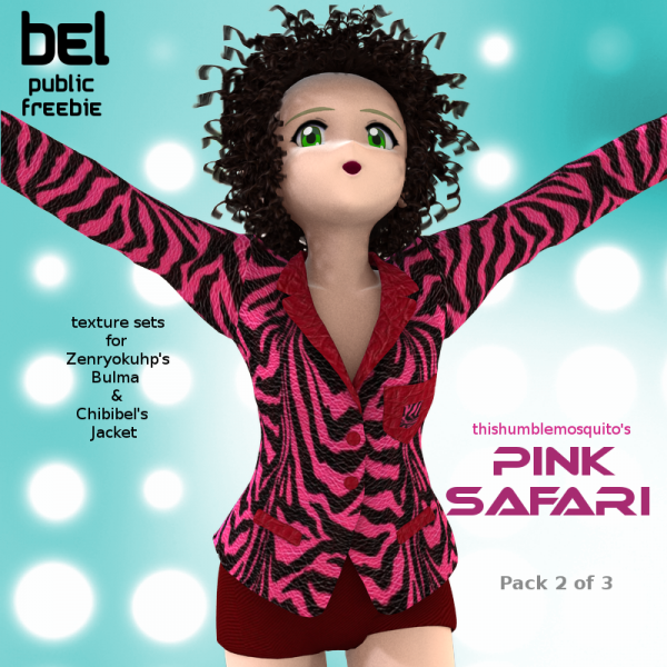 Chibibel Pink Safari 2- Bel Public Freebie