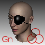 Left and Right Eyepatch1 for Genesis