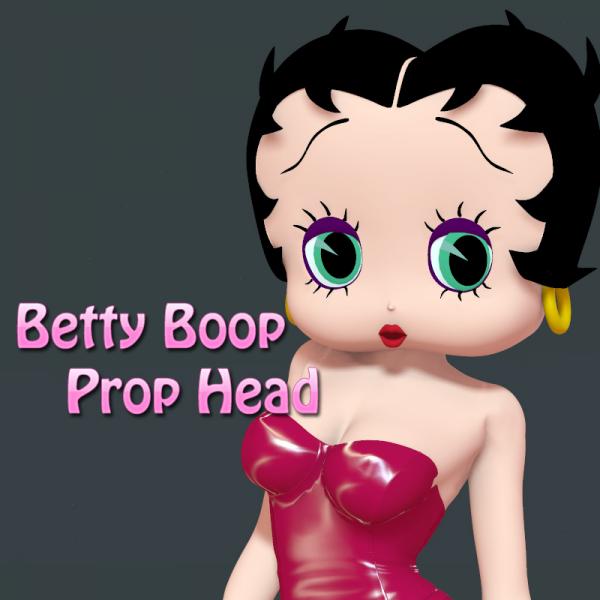 Betty Boop Prop Head