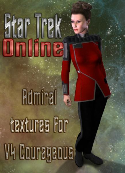 STO Admiral Uniform Textures for V4 Courageous