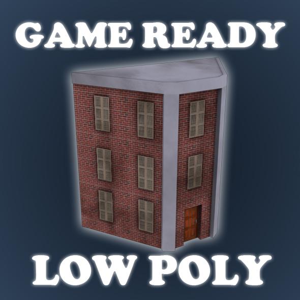 Low Poly Game Ready Building 10