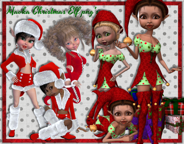 Mavka Christmas Elf png&#039;s