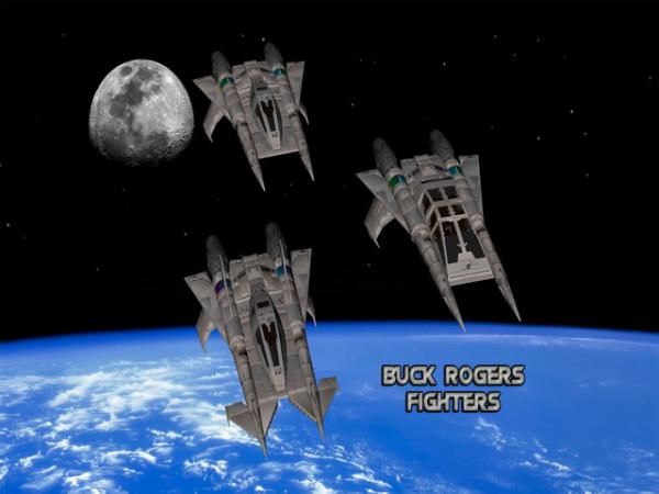 Buck Rogers Figters 3 pack