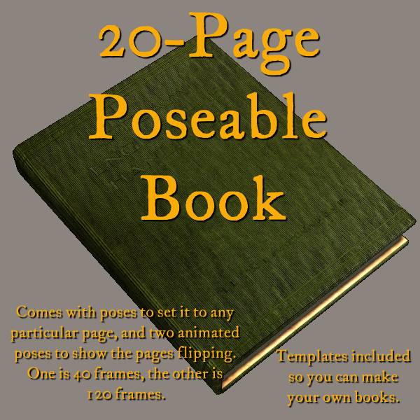 20-Page Poseable Book