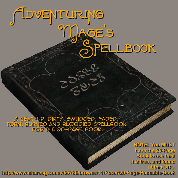 Adventuring Mage's Spellbook for the 20-Page Book