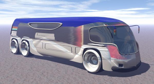 scifi touring bus