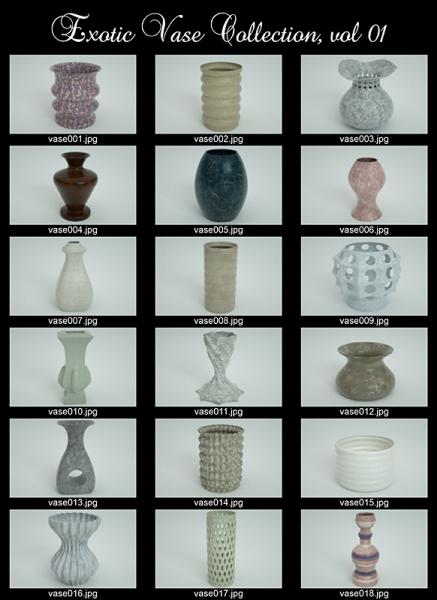 Exotic Vase Collection, Vol 01