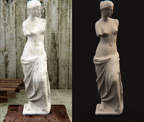 Venus sculpture OBJ-3DS