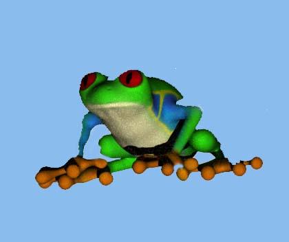 Frog - Created on iPad with Autodesk 123D Creature