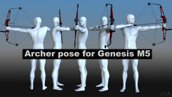 Basic Archer Pose for Genesis M5