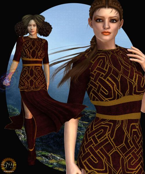Celtic for DY Mystic Fantasy Outfit