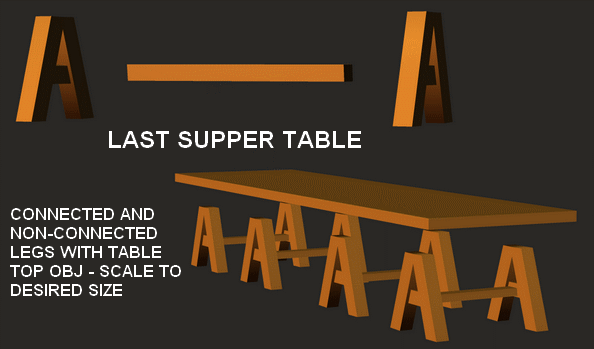 LAST SUPPER TABLE