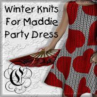 COF Winter Knits For Porthos' Maddie Party Dress