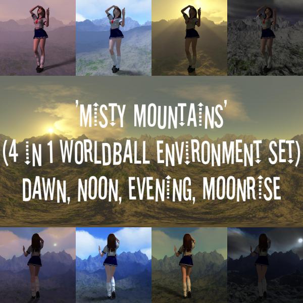 Misty Mountains WorldBall Environment Set