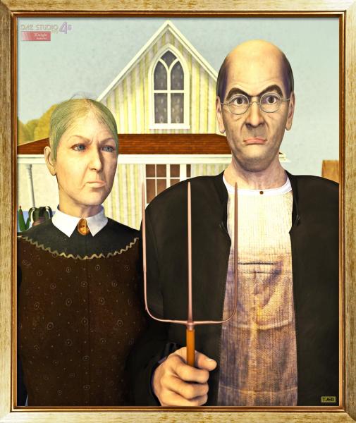 American Gothic - My 3D version