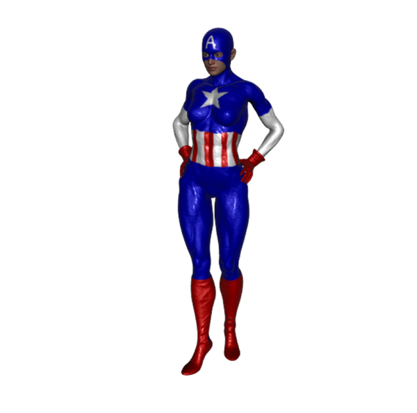 Captain America For Genesis 2 Female