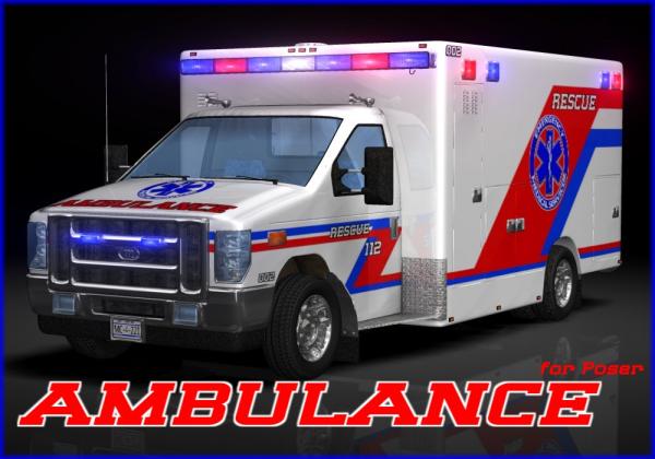 Ambulance for Poser