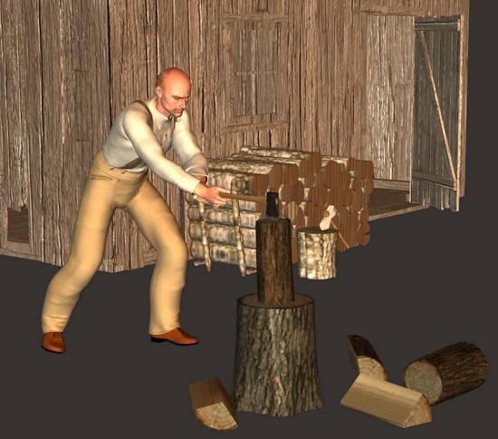 M3 WOOD CHOPPING