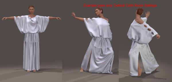 Ionic Style Chiton -- Poser dynamic dress for V4