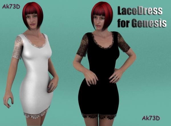 LaceDress for Genesis