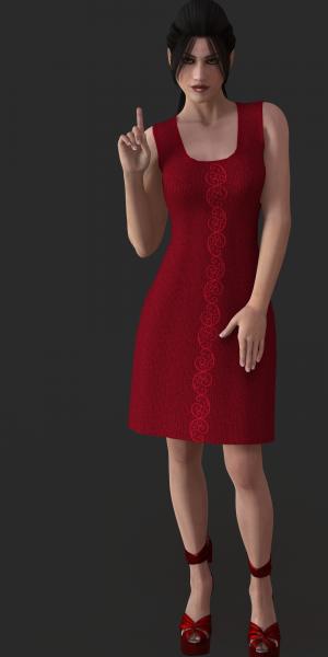 Sheath Dress for Dawn from HiveWire 3D