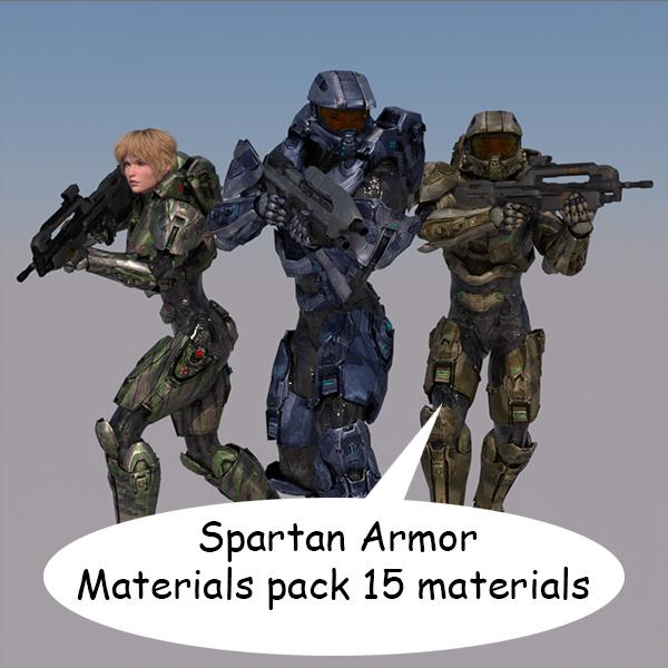 Spartan Armor Materials Pack