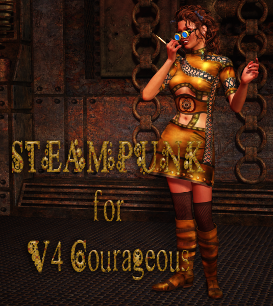 Steampunk Dress for V4 Courageous