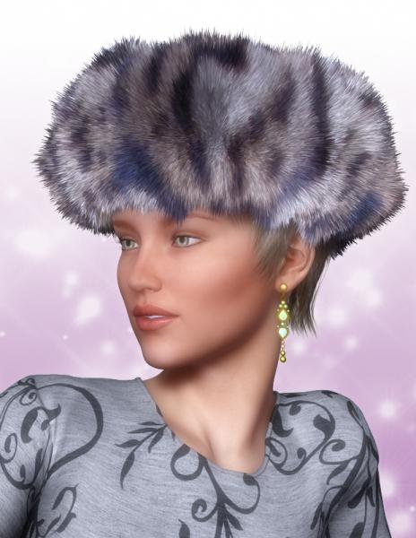 Fur Hat for Genesis 2 and other characters