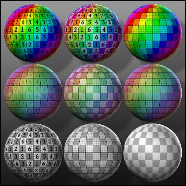 Texture Checkers for 3D UV mapping