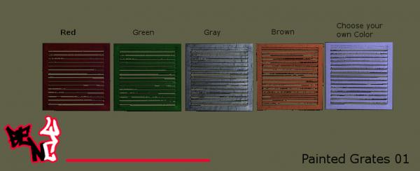 Painted Grate Textures