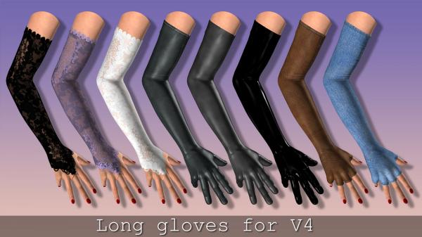 Long gloves for V4