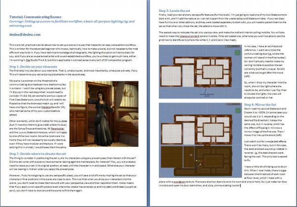 Daz Tutorial: Advanced Beginner Workflow and Light