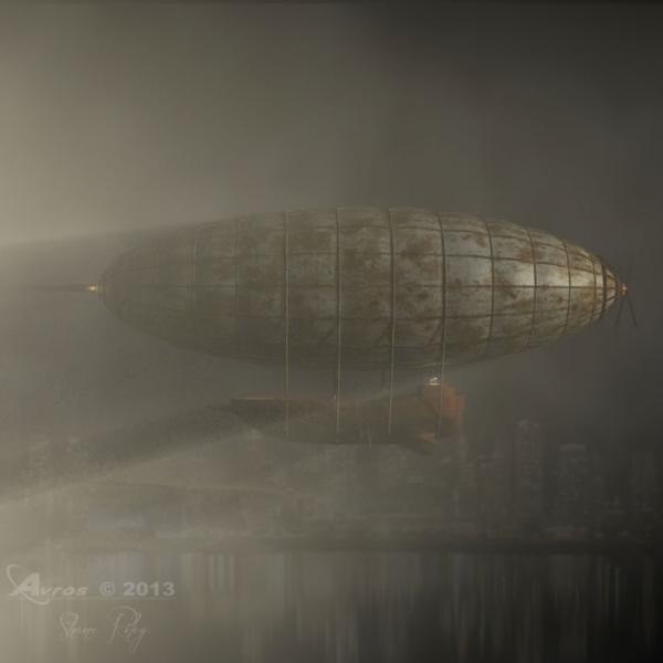 Steampunk - Arrival of the Airship