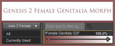 Genesis 2 Female Genital Morph