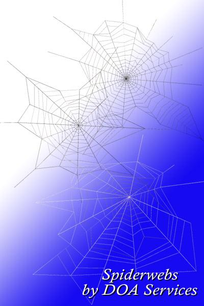 Spiderwebs for Poser