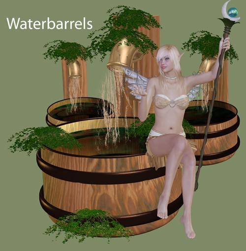 Water Barrel Fountain