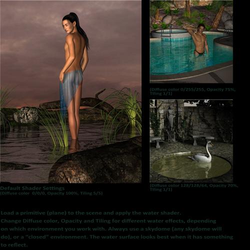 Simple Water Surface  Shader for Daz Studio