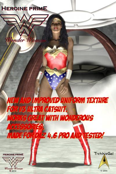 Heroine Prime Wonder Woman Uniform for V3 Catsuit