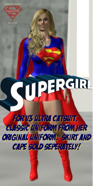 Heroine Prime Supergirl Uniform for V3 Catsuit