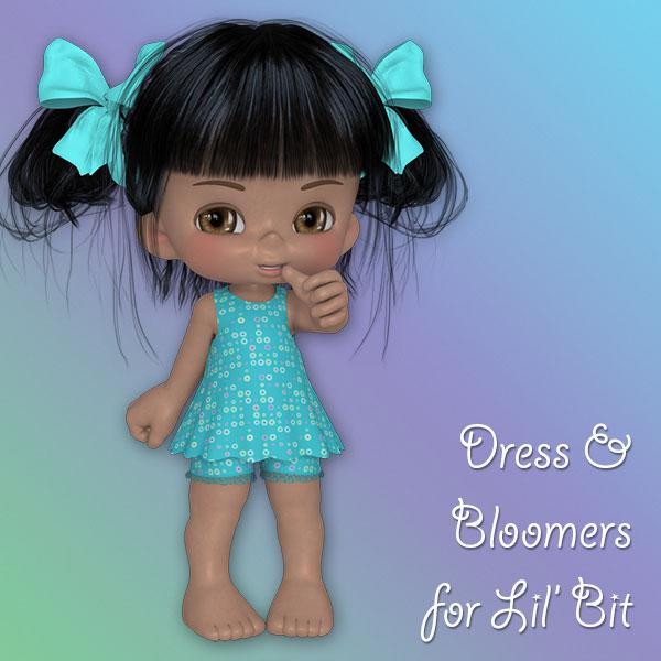 Dress and Bloomers For Lil' Bit
