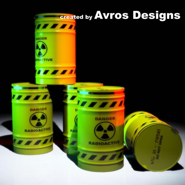 Radioactive Waste Drum