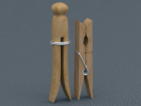 Clothespins (wooden)